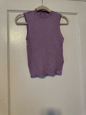 Primark Purple Knit Sleeveless Top